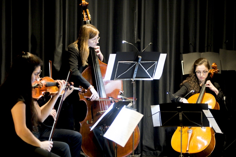 Concert Variations contemporaines — l’isdaT invite le quatuor Béla aux Abattoirs, Musée — Frac Occitanie Toulouse © Franck Alix, nov. 2019 Concert Variations contemporaines — l’isdaT invite le quatuor Béla aux Abattoirs, Musée — Frac Occitanie Toulouse © Franck Alix, nov. 2019